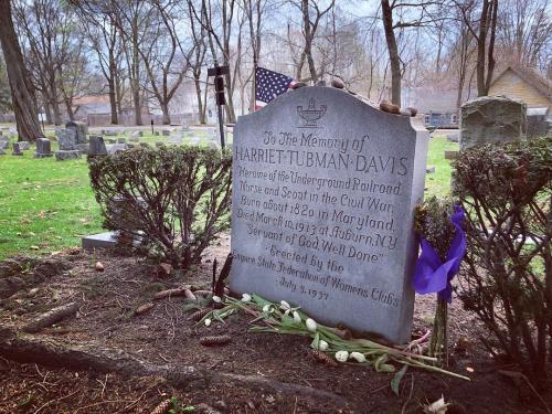Harriet Tubman Grave site at Fort Hill Cemetery