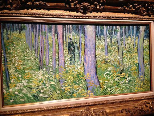Van Gogh's "Undergrowth With Two Figures" at Cincinnati Art Museum (photo: Julie Niesen)