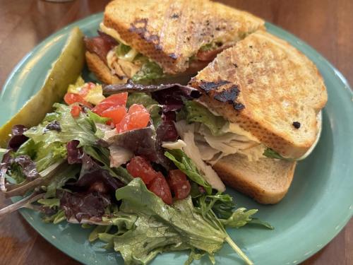 Dunebillie's Beach Cafe sandwich