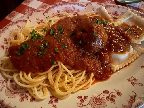 Sunny Italy Cafe pasta plate