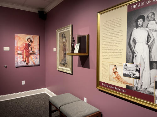 Ava Gardner Museum exhibit in the theater, Smithfield, NC.