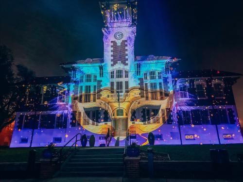 Light Show at Historic City Hall