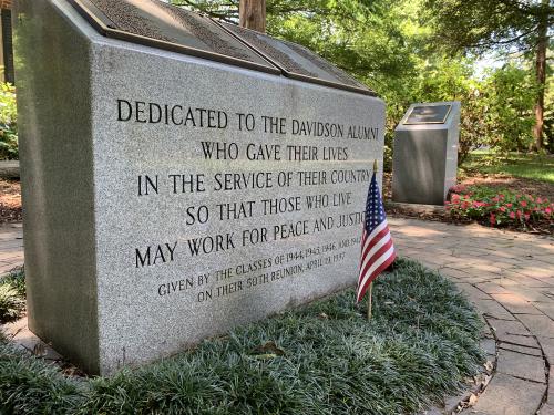 Davidson College War Memorial