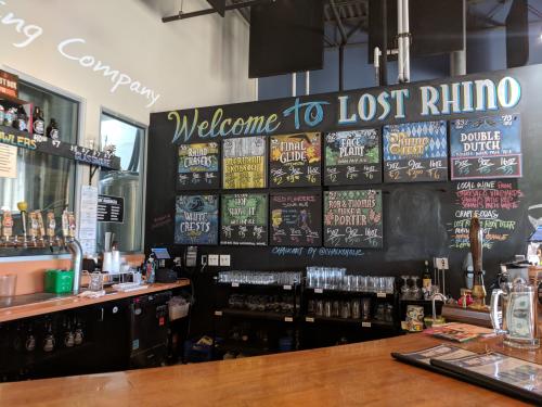 Lost Rhino Brewing bar