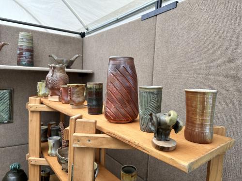 Pottery at Firefly Art Fair