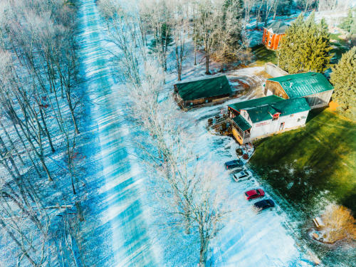 Jakeman's Maple Syrup drone shot