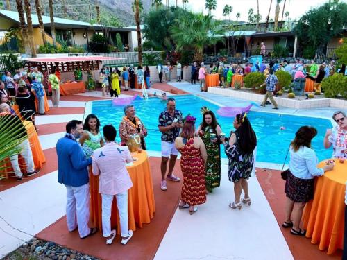 Royal Hawaiian Estates party during modernism week.