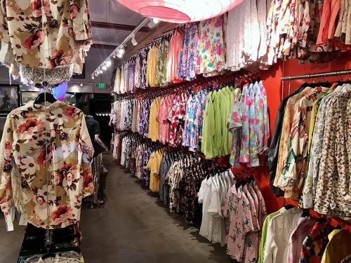 Seaplane shirts store interior