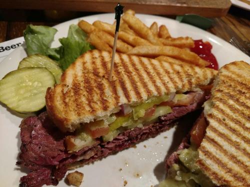 Donelly's Pastrami Panini Special