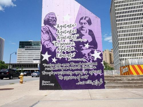 Susan B. Mural in Rochester NY