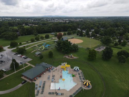 Clear Creek pool and fields