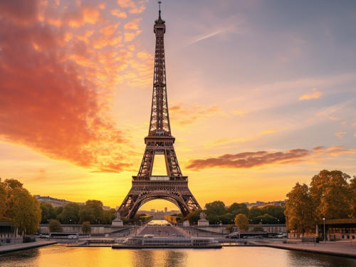 Fly Direct from San Diego to Paris - Eiffel Tower