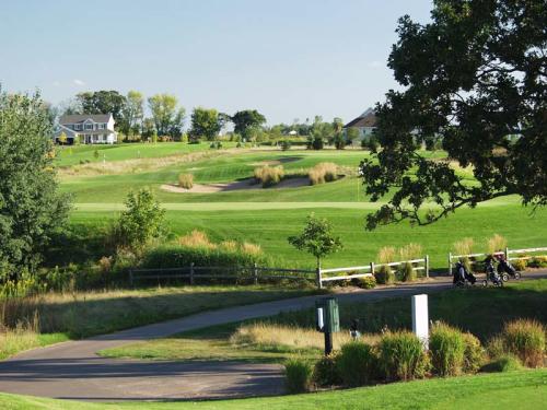 Eagle Valley Golf Course cart path in summer