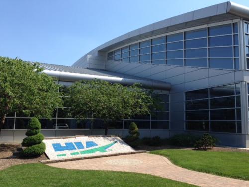 front of Harrisburg International Airport