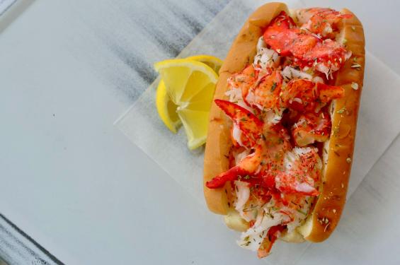 Lobster Roll at Freshies Food Truck