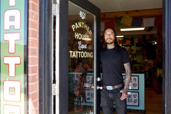 Oscar Garcia at Panther House Tattoo