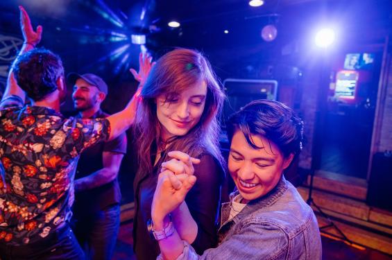 LGBTQ Couples Dancing