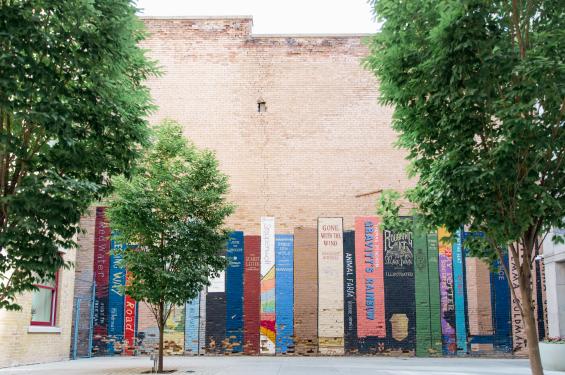 The Book Wall Mural
