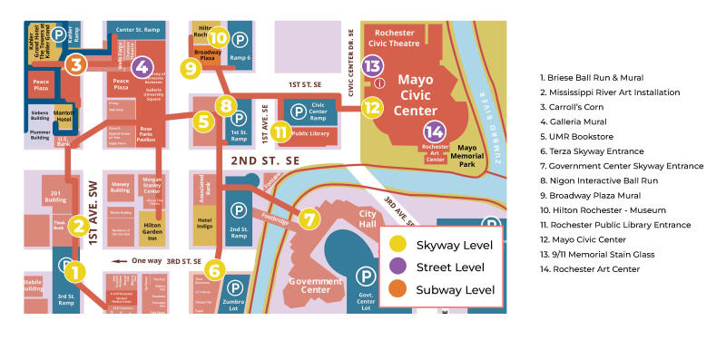 Elevate Wellness Medallion Hunt Map