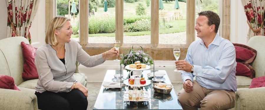 Afternoon tea at Lords of the Manor