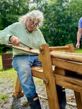 Woodworking at the Deep River Folk School in Franklinville