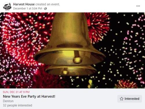 Harvest House NYE