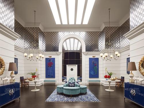 yacht club spa entry at parker palm springs