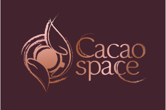 Cacao Space brown logo