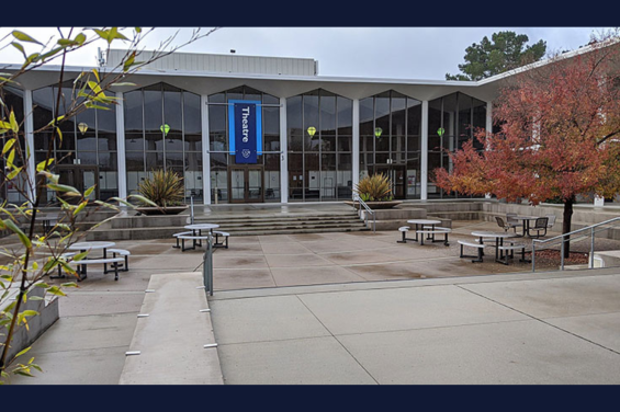College of San Mateo Theatre courtyard