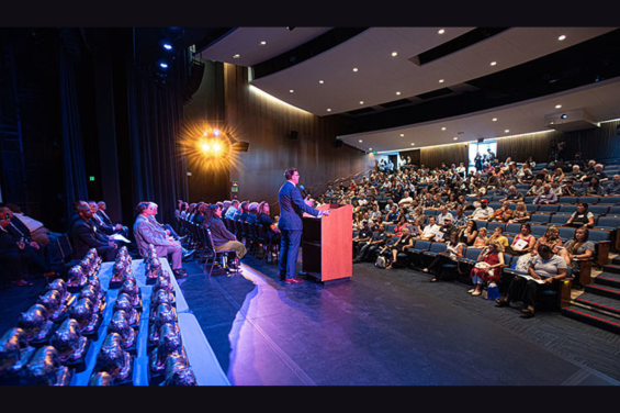 College of San Mateo Theatre audience