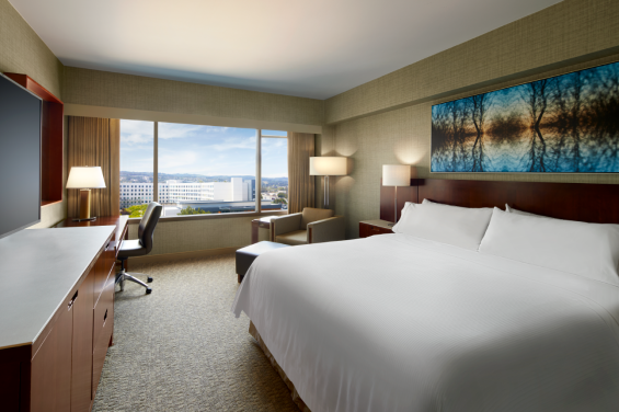 Executive King Suite Bedroom at The Westin SFO