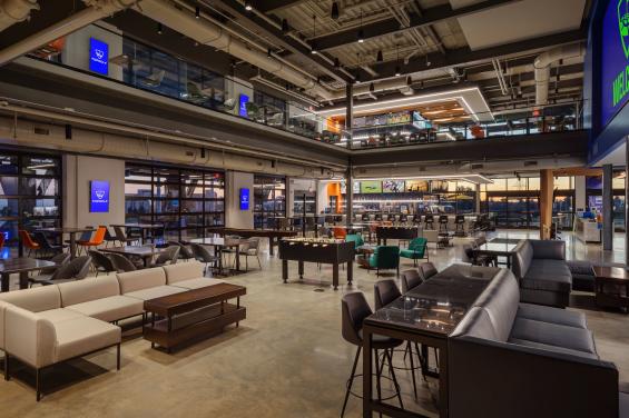 Interior shot - Topgolf Burlingame