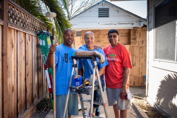 RTP Volunteers at a Home Site