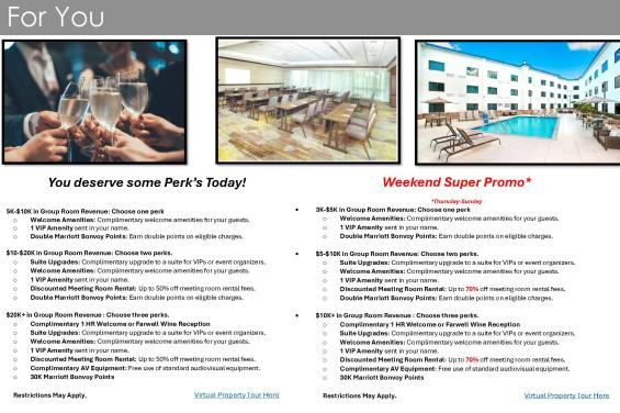 Perks & Weekend Promo