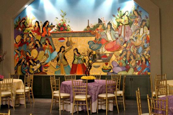 Shalizaar banquet wall
