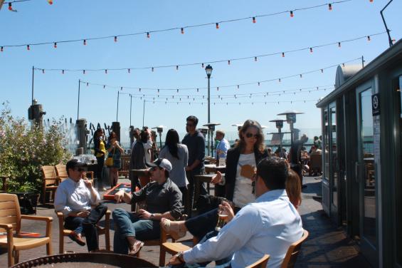 Oceanview Outdoor Dining, Firepits, Half Moon Bay Brewing Co.