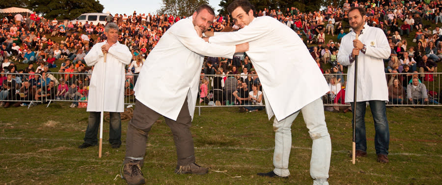 The Shin Kicking World Championships at the Cotswold Olympicks