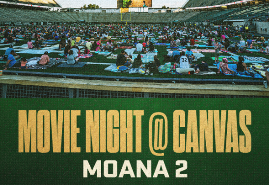 Canvas Stadium Movie Night- Moana 2
