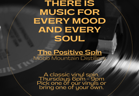 The Positive Spin: Vinyl Record Night at Mobb Mountain Distillers