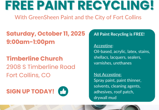 Free Community Paint Recycling Event
