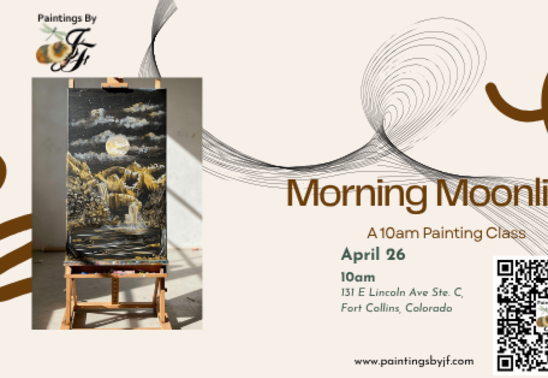 Morning Moonlight: A 10am Painting Class