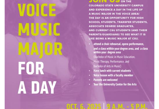Be A Voice Music Major for a Day