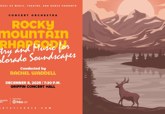 Concert Orchestra Concert: Rocky Mountain Rhapsody: Poetry and Music for Colorado Soundscapes