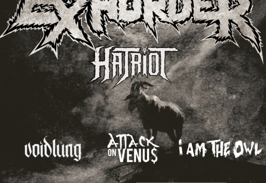 Exhorder with Hatriot, Voidlung, Attack on Venus, I Am The Owl