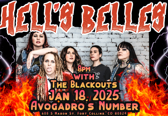 Hell's Belles w/ The Blackouts: Presented by Mishawaka ***AT AVOGADRO'S NUMBER***