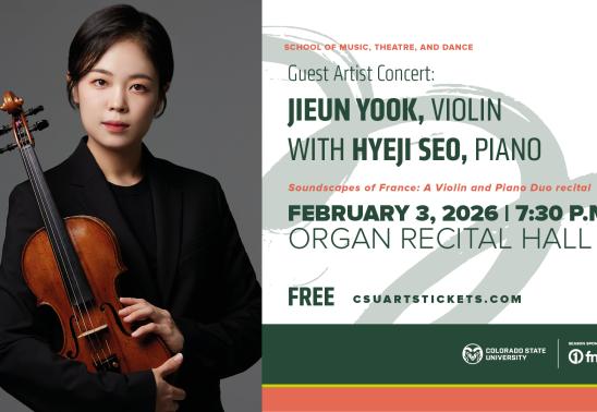 Guest Artist Concert: Jieun Yook, Violin with Hyeji Seo, Piano