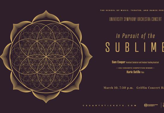 University Symphony Orchestra Concert: In Pursuit of the Sublime
