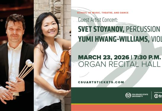 Guest Artist Concert: Svet Stoyanov, Percussion, and Yumi Hwang-Williams, Violin