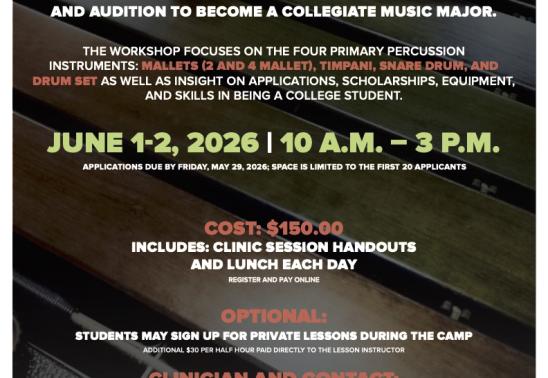 Summer Percussion Camp