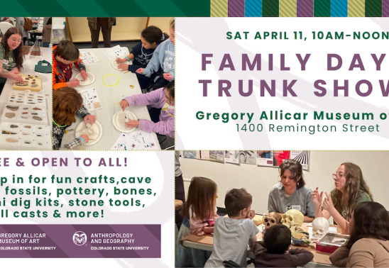 Allicar Museum Family Day x CSU Anthropology & Geography Trunk Show